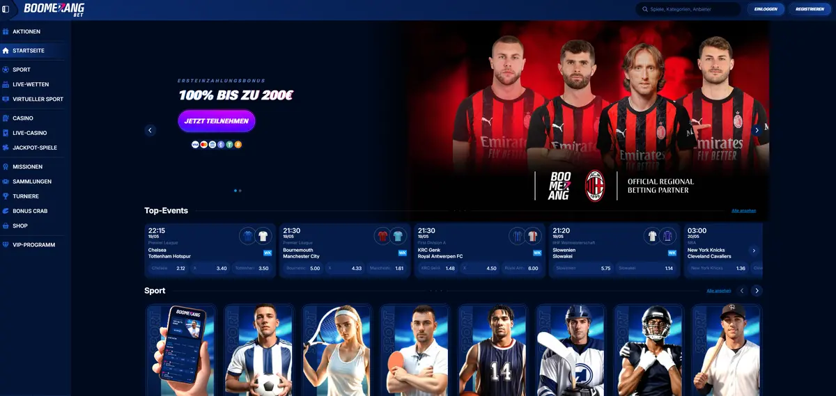 Boomerang Bet Schnelle Auszahlung Casino