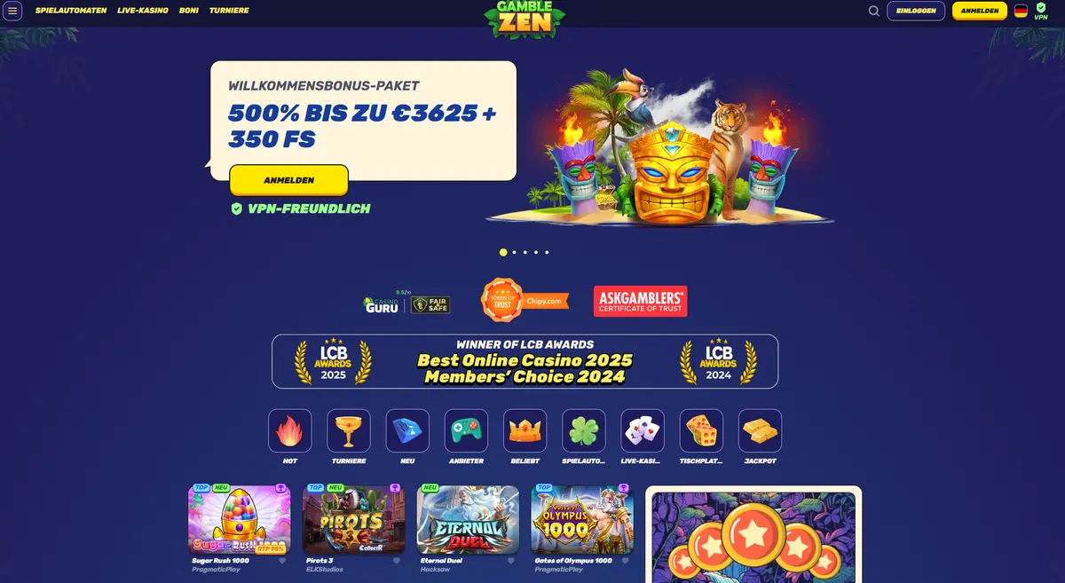 Gamblezen Schnelle Auszahlung Casino