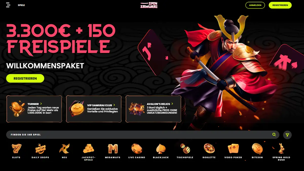 Spin Samurai Schnelle Auszahlung Casino